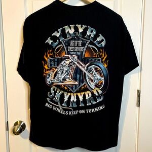 Gildan black Lynyrd Skynyrd 2018 Farewell Tour motorcycle graphic band tee sz XL